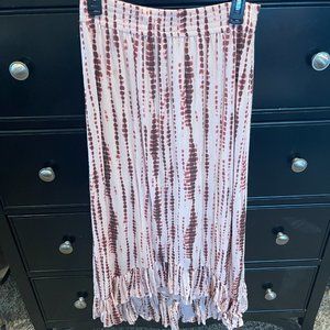 Abercrombie & Fitch - High/Low Midi Skirt, Size L
